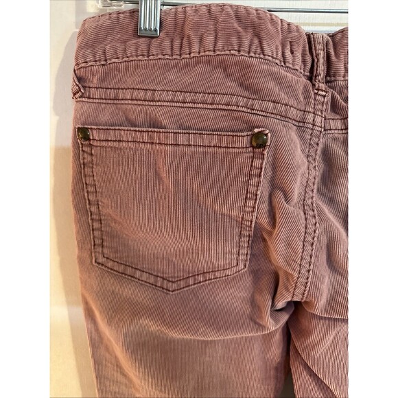 Free People PINK Skinny Corduroy Pants 30 Cotton Blend Retro Spring Lightweight - Picture 6 of 7
